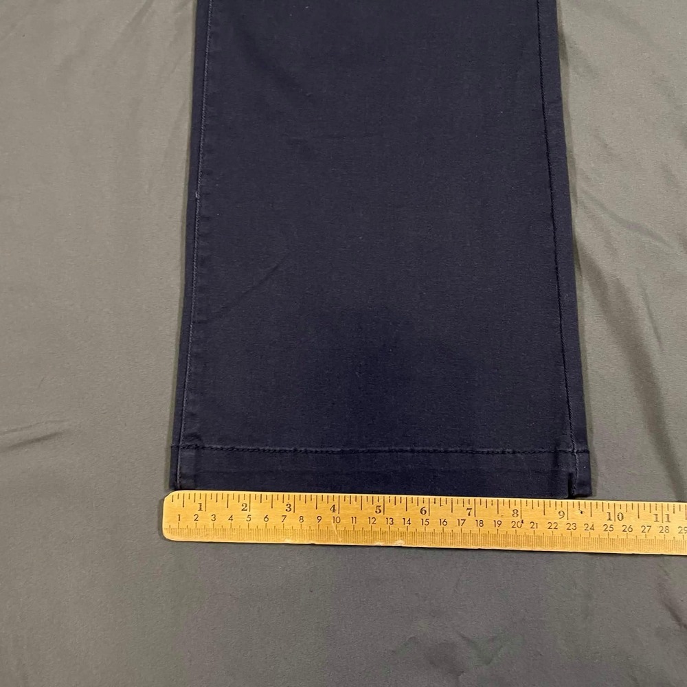 Aeropostale Classic Navy Blue Chino Pants Womens Size 12 Short Straight Leg - Picture 7 of 7